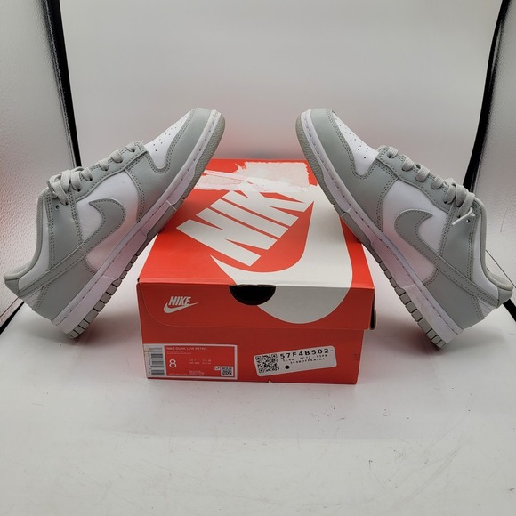 Nike Dunk Low Top Retro Sz 8 White Grey Fog DD1391-103 Men Nike Dunk White Grey main image 4